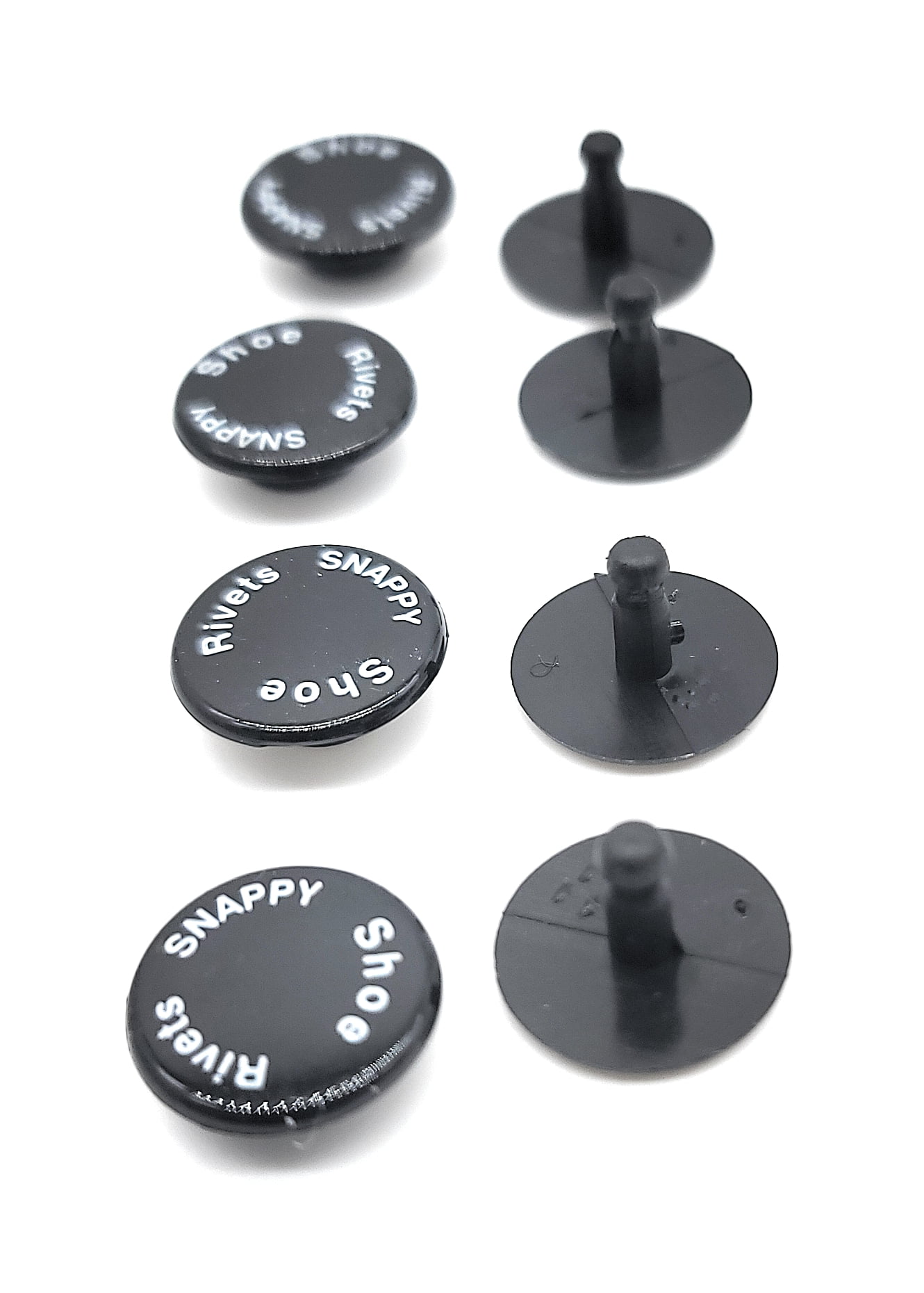 Snappy Clog Rivets Black Set of 4 Clog Replacement 