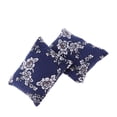 thumbnail image 3 of 1/12 Dollhouse Miniatura Sofá Silla Accesorio Almohadas Florales Azules de 2 Piezas Macarena Dollhouse Miniature Cushions, 3 of 4