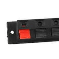 thumbnail image 3 of 4 Terminals Spring Push Type Speaker Audio Terminal Board Connector Red Black, 3 of 4