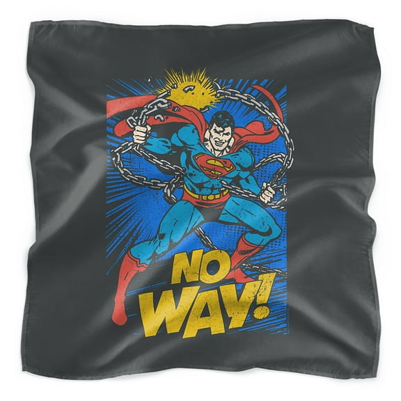 Superman No Way Bandana (21 in x 21 in)
