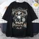 thumbnail image 4 of Camiseta gótica con estampado de pesadilla antes de Navidad para mujer, ropa de calle gótica de manga corta, Top suelto Retro Unisex, camisa Y2K, 4 of 5
