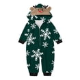 thumbnail image 2 of Odeerbi Matching Family Christmas Pajamas Sets Baby Romper Jumpsuits 2024 Fashion Xmas Print Family Jammies European And American Parent-Child Suit Loungewear Sleepwear for Baby, 2 of 5
