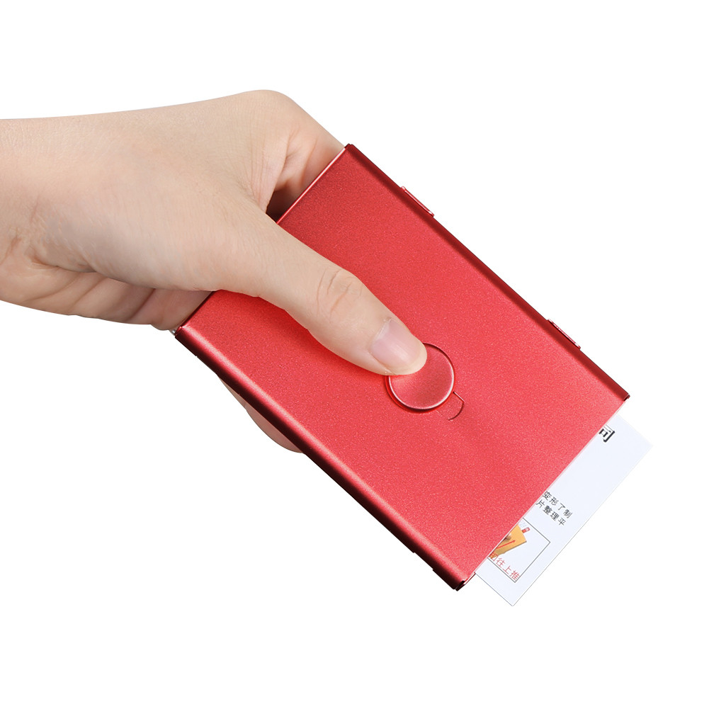 KINGFOM Business Card Holder, Portable Business Card Case Business Card