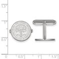 thumbnail image 2 of FB Jewels 925 Rhodium Plated Sterling Silver The Citadel Crest Cuff Link, 2 of 2
