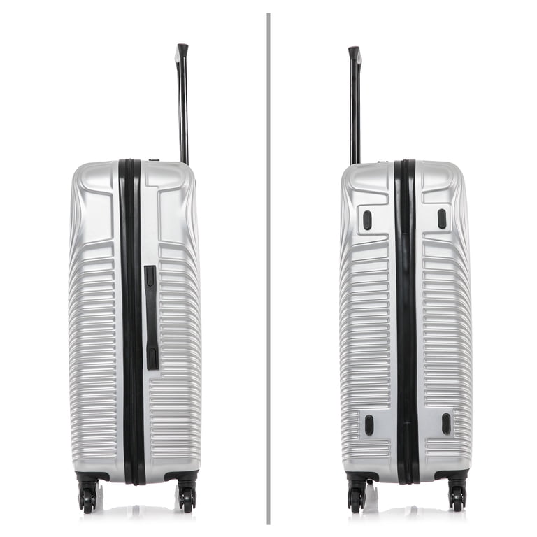 Dukap Inception 28" Hardside Spinner Luggage, Silver photo 7