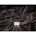 thumbnail image 6 of Dark Coffee Brown colour silk satin fabric, 6 of 7