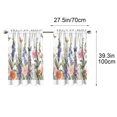 thumbnail image 3 of Watercolor Wildflower Butterfly Print Short Cafe Curtain,Light Filtering Washable Half Window Tier,Valance Curtain for Kitchen,Cafe,Laundry Home Decor, 3 of 6