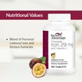thumbnail image 5 of Bariatric Advantage Chewable Iron 29 mg - For Bariatric Surgery Patients - Iron with Vitamin C - No Iron Taste - Ferrous Fumarate & Carbonyl Iron supplement - Passion Fruit - 180 Count, 5 of 7