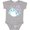 AC-Heather Grey, variant on Inktastic Happy 2nd Birthday with Cute Narwhal Stars and Bubbles Boys or Girls Baby Bodysuit