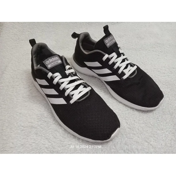 Adi - das Mens Lite Racer CLN - EE8138 Black-White Running Shoes Sneakers Size: 10
