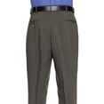thumbnail image 3 of RGM Mens Dacron Rayon Pleated Front Dress Pants Brown 36 Long, 3 of 3