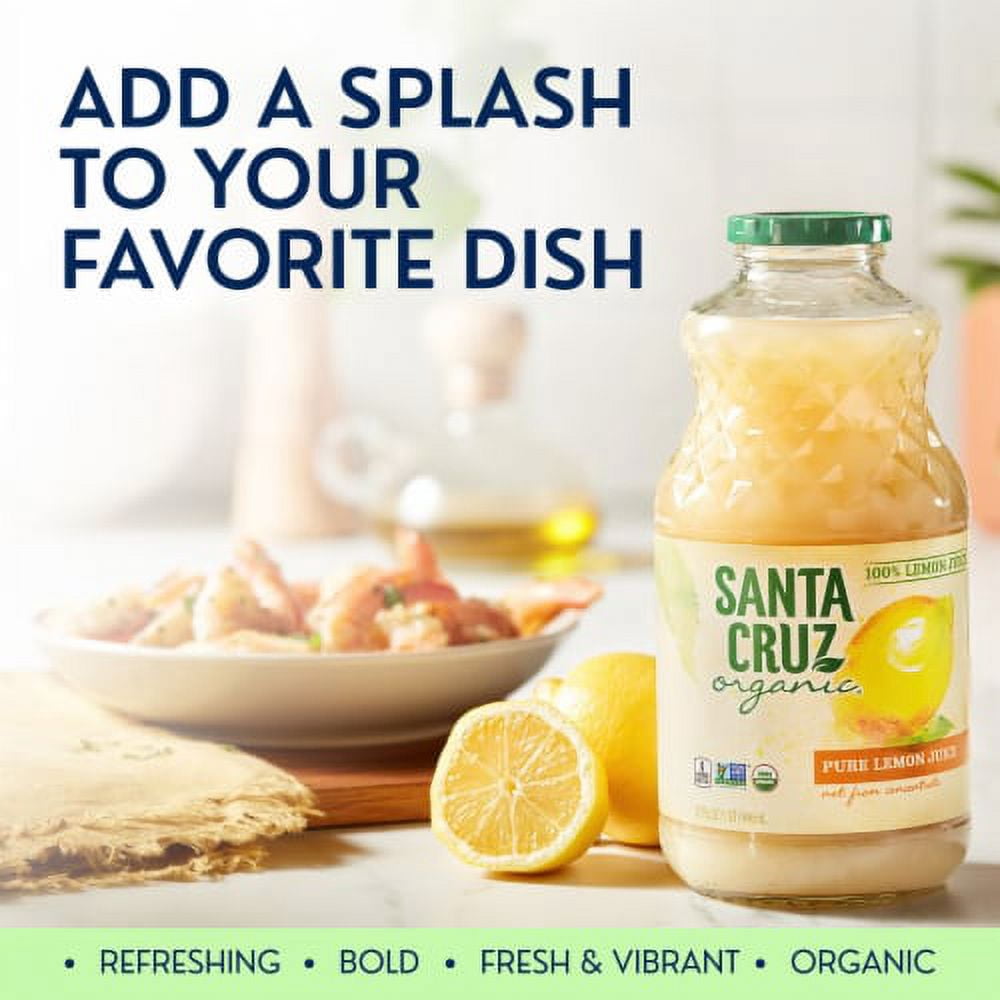 2X-Santa Cruz Organic 100% Organic Lemon - 16 fl oz