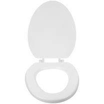 AURARMLET EVA Padded Toilet Seat 1Set White Slow-Closing Easy to Install for Bathroom