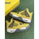 thumbnail image 1 of Ni - ke Jordan 4 Retro Lightning (2021) Size 5Y/6.5W Sneakers 408452-700 (Pre-Owned), 1 of 5