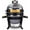 Bright Gray, variant on London Sunshine Ceramic Charcoal BBQ Kamado Grill Smoker - Portable Tabletop Cadet Series -Orange