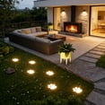 thumbnail image 4 of Luces solares LED de huella de pata de perro - Acento decorativo exterior para caminos, estacas para el jardín de pasarela de alta luminosidad, luz de jardín en el patio resistente a la intemperie, 4 of 7