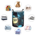 thumbnail image 4 of Sikiie Underwater Office Diver Print Round Dirty Clothes Basket, Waterproof Standing Foldable Storage Basket, for Laundry Room, Bedroom, Bathroom Storage-Medium, 4 of 6