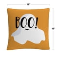 thumbnail image 2 of White Ghost Boo Halloween By Abc 16 X 16 Decorative Throw Pillow, 2 of 4