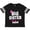Football Black and White, variant on Big Sister Again with Bow and Arrow Girls Toddler T-Shirt