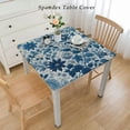 thumbnail image 2 of nygtbtfer Tablecloth Fitted Table Cover for Tables Wipeable Elastic Table Cloth for Outdoor Picnic Camping Dining Party, Vintage Botanical Wildflower Watercolor, 2 of 7