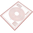 thumbnail image 2 of Alfombrilla de silicona para hornear, alfombrilla antiadherente para hornear de 70x50 cm, alfombrilla rodante antideslizante con medida para fondant, galletas, masa para pizza Zhivalor HFP-0070, 2 of 9