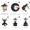 thumbnail image 5 of Solar Post Lights Outdoor, Solar Lamp Post Cap Lights for Wood Fence Posts Pathw, 5 of 5