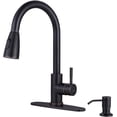 thumbnail image 1 of LAICAIW Kitchen Faucet with Soap Dispenser 2310301RB-S, 1 of 6