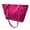 Hot Pink, variant on Women Solid High Capacity Messenger Handbag Satchel Shoulder Bags