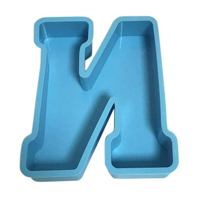 DIY Crystal Alphanumeric Cake Mold 26 English Alphanumeric Cake Silicone Mold