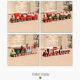 thumbnail image 2 of CIYISON Seasonal Wooden Train Display Piece For Windowsills Natural Finish Holiday Table Decoration, 2 of 15