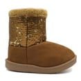 thumbnail image 4 of LAVRA Girls Classic Booties Faux Fur Lined Winter Snow Boots, 4 of 6