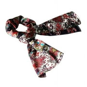 Blancho Burgundy Distinctive Stylish Paisley Pattern Fashion Soft Silky Scarf/Wrap/Shawl(Small)
