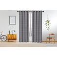 thumbnail image 3 of Safdie & Co. Curtain Room Darkening Houndstooth Check in Multi-Color (Set of 2), 3 of 3