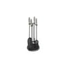 5 Pc Matte Black & Steel Wood Stove Tool Set
