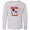 AC-Heather Grey, variant on Inktastic My Nana Loves Me Penguin Long Sleeve Youth T-Shirt