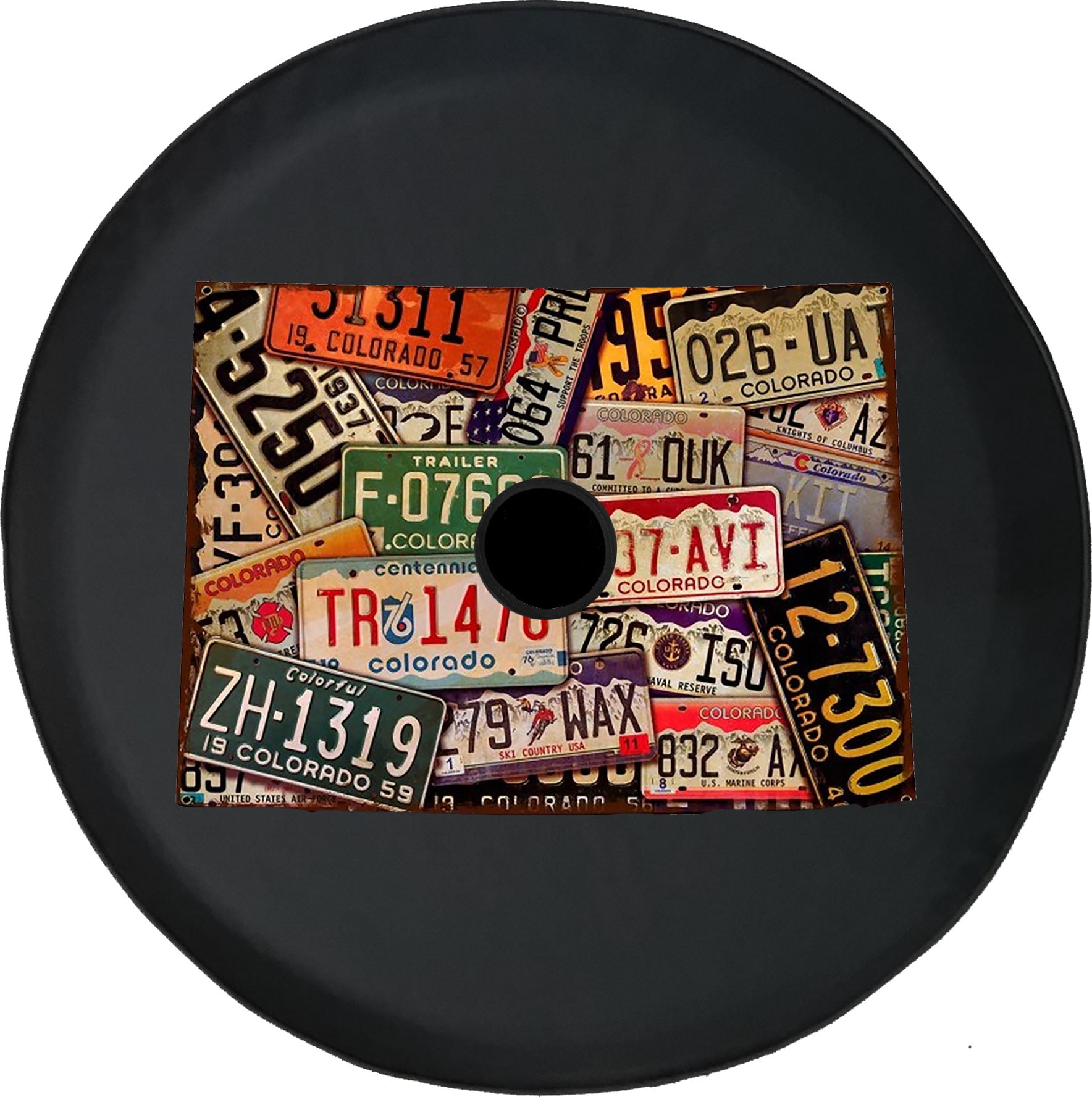 Black Tire Covers Tire Accessories for Campers, SUVs, Trailers, Trucks, RVs and More