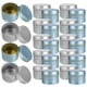 thumbnail image 4 of 24 tarros de metal vacíos para velas, con tapas, para guardar velas., 4 of 6