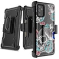 thumbnail image 1 of DALUX Card Holster Kickstand Phone Case Compatible with Samsung Galaxy A13 5G (2022) 6.5 inch - Night Skull Romance, 1 of 3