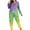 A3|Purple, variant on Women Plus Size Carnival Pajamas Set Sparkly Sequined Outfits Crew Neck Long Sleeve Shirts with Long Pants Mardi Gras Parnival Loungewear Sleepwear Casual Trendy Pjs Green XXXXXL