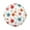 Pastel Watercolor Floral Pattern, variant on 15.4" Round Placemat Set of 1 Polyester Fabric Place Mats Non-Slip Dining Kitchen Table Mats for Kitchen Party Decor Lily Motifs Pattern