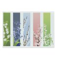 thumbnail image 1 of Flower Cutting Board, Spring Flowers on Different Backgrounds Lily Blossoms Valley Primrose Floral Print, Decorative Tempered Glass Cutting and Serving Board, Large Size, Multicolor, by Ambesonne, 1 of 1