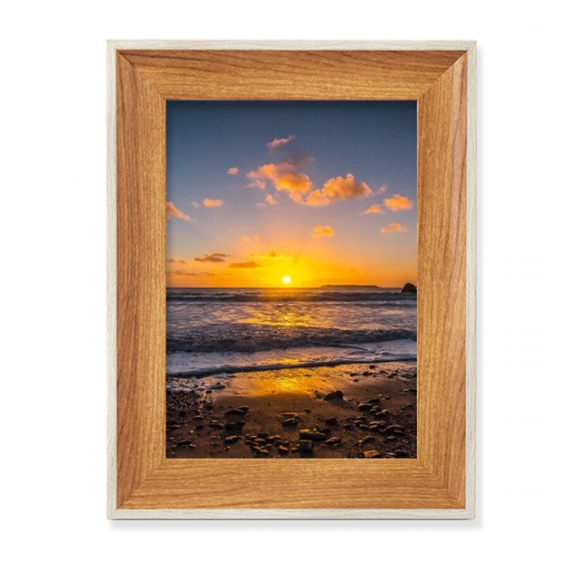 Ocean Water Sea Beach Science Nature Picture Desktop Wooden Photo Frame Display Picture Art Painting Multiple Sets