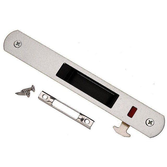 Sliding Door Lock - Household Stainless Steel Single Sliding Door Window Lock Hardware FittingsLight Gray