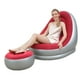 thumbnail image 1 of Sofá Silla Perezosa Inflable PVC Flocking para Camping Party Beach, 1 of 9