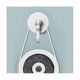 thumbnail image 2 of 18PCS Adhesive Ceiling and Wall Hooks - Round Swivel Spinning Turn 360/180 No Drill Stick on Hook, 2 of 5