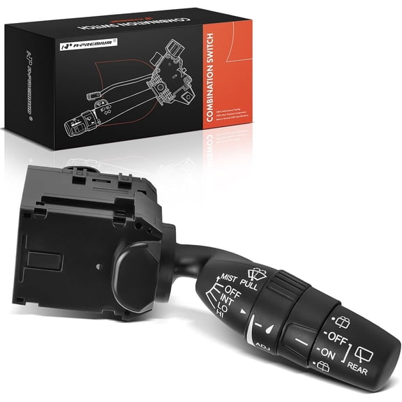 A-Premium Windshield Wiper and Washer Switch Assembly Compatible with Honda 2008-2012 CR-V, 2010-2012/2014 Insight, 2011-2015 CR-Z 1.5L, 2010-2011 Accord Crosstour 3.5L