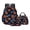Black-Basketball, variant on Kuiaobaty Fire Truck Print Backpack and Pencil Case Set with Lunch Bag for Boys Police Car Print Backpack Lunch Box with Adjustable Strap Roomy Bookbag Pencil Pouch for School Travel Picnic
