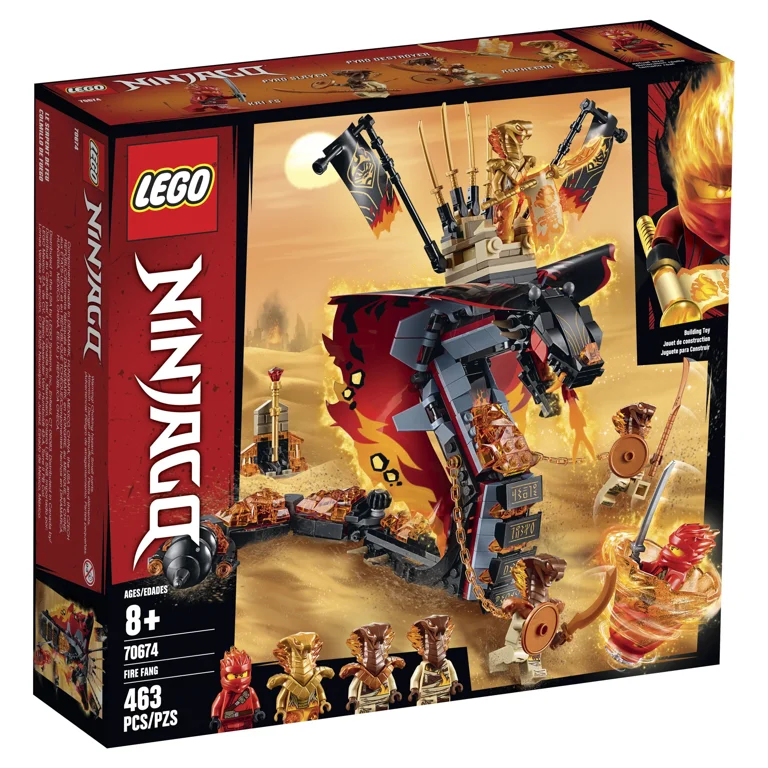 LEGO NINJAGO Fire Fang 70674: New Set for Epic Kai Cobra