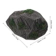 thumbnail image 2 of Phenofice Faux Rock Decorative Use Grey Colour With Basking Platform 1Set, 2 of 6