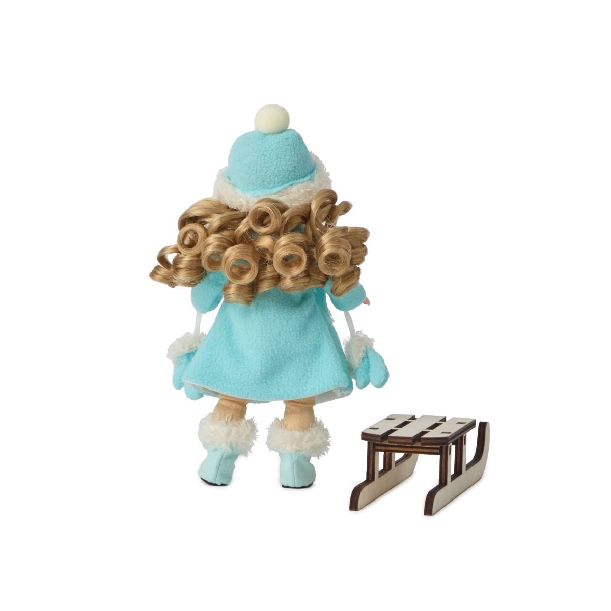 Madame Alexander 8-inch Christmas Sledding Collectible Doll
